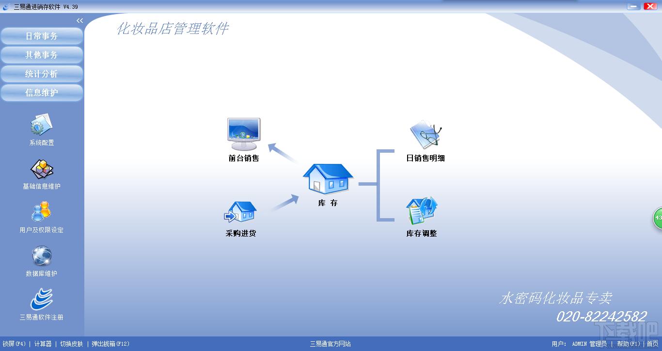 三易通化妆品店销售管理软件系统,化妆品店销售管理软件系统