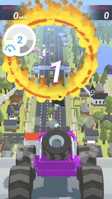 小车跳跃3d官方版下载,小车跳跃3d,赛车游戏,3d游戏